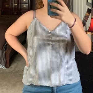 pinstriped tank top